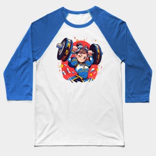 chun li Baseball T-Shirt